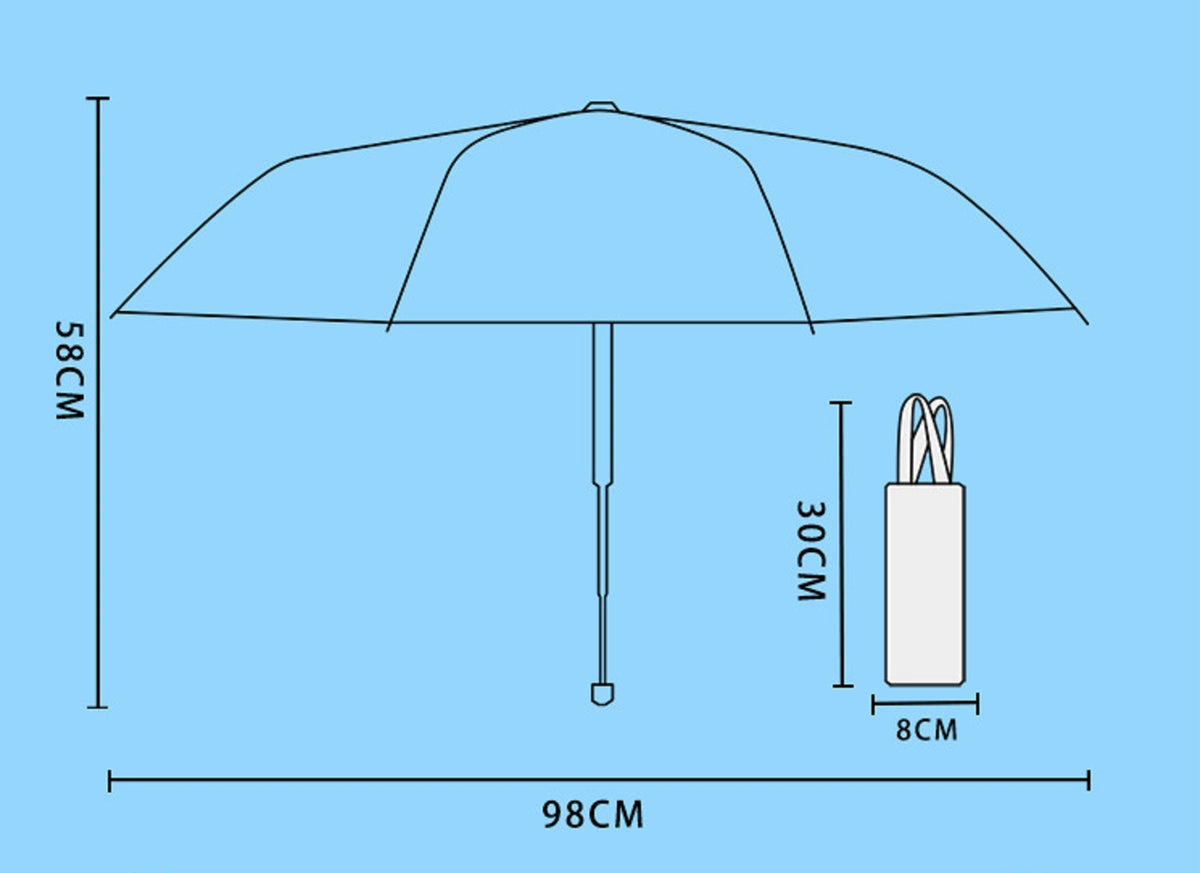 Disney Frozen 3 Fold All Weather Compact Umbrella.
