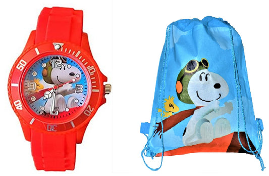 Unisex Snoopy Silicone Wrist Watch. Modern Large Dial. Luminous Watch Hands.