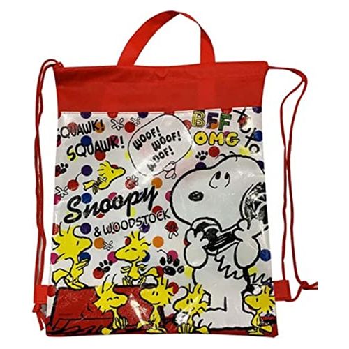 Snoopy Gym, Shoes,Beach,School Backpacks Non Woven 2-Way .Limited Edition. 15" H.