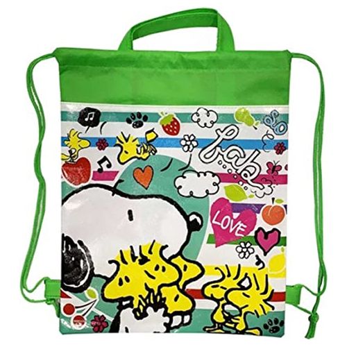 Snoopy Gym, Shoes,Beach,School Backpacks Non Woven 2-Way .Limited Edition. 15" H.