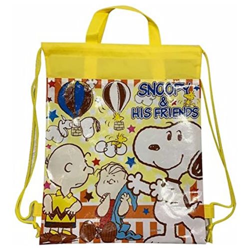 Snoopy Gym, Shoes,Beach,School Backpacks Non Woven 2-Way .Limited Edition. 15" H.