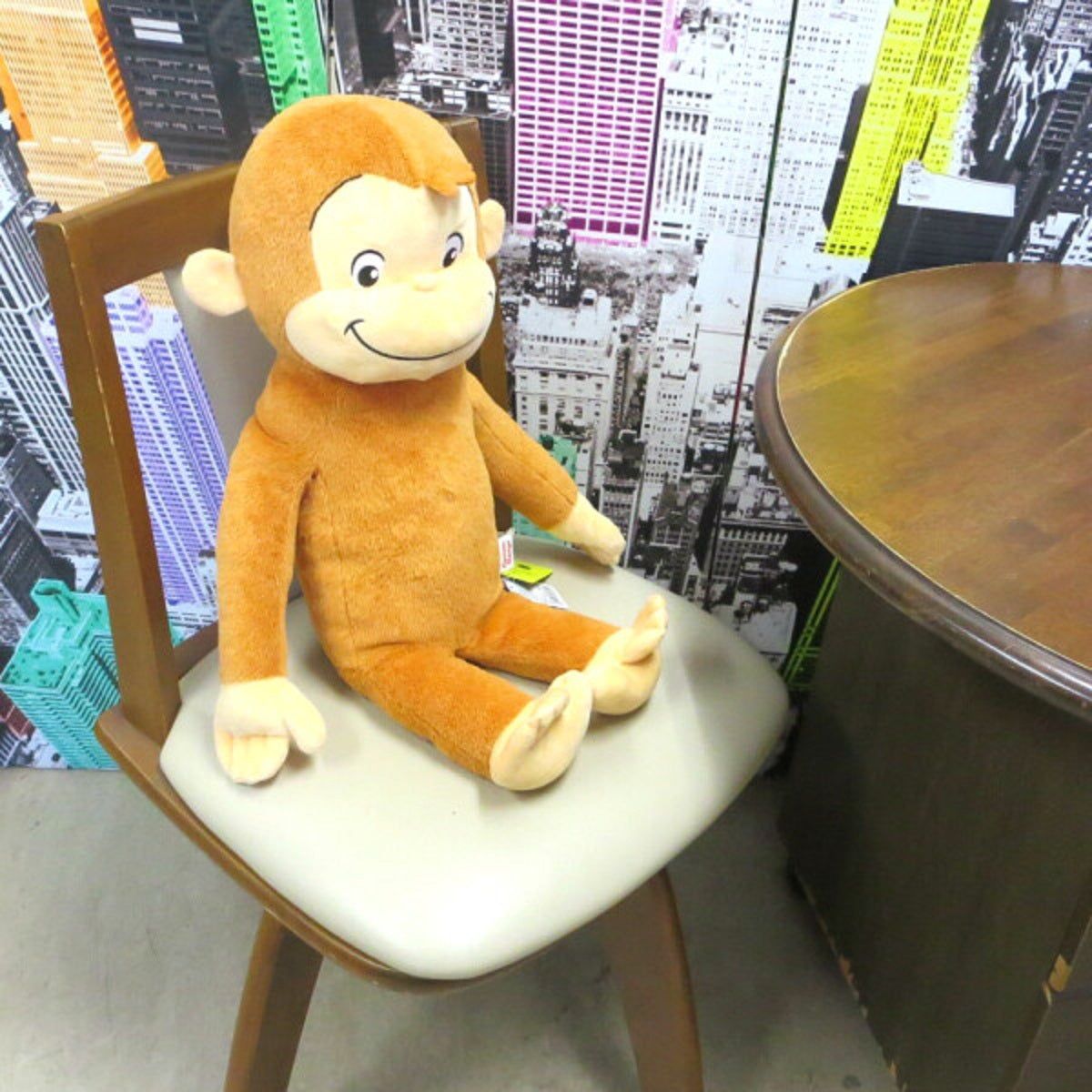 Curious George Jumbo Classic Soft Plush Toy 23.5" Tall. Limited Edition.