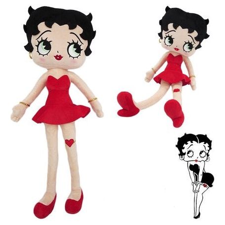 Betty Boop Jumbo Cute Soft Plush Ultra Detail Doll 25.5". Limited Edition. Collectible.Rare.