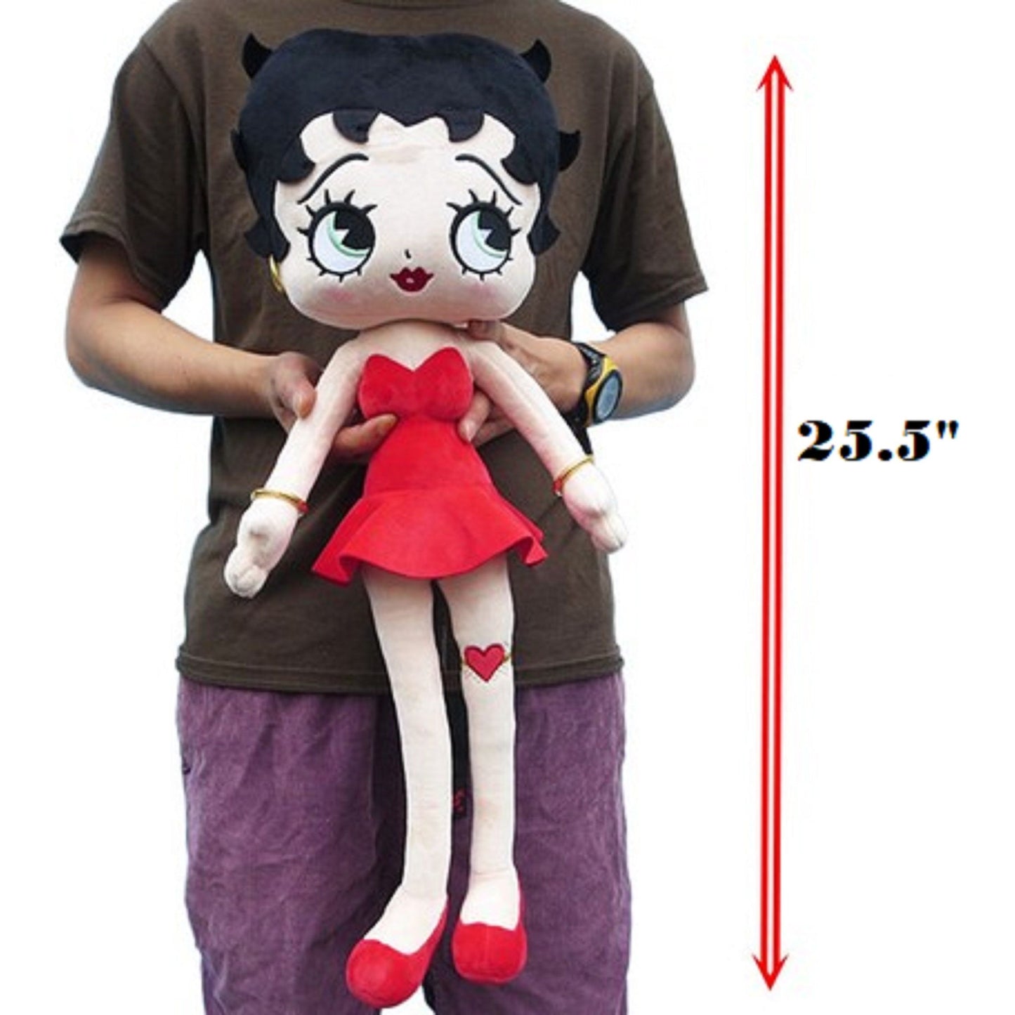 Betty Boop Jumbo Cute Soft Plush Ultra Detail Doll 25.5". Limited Edition. Collectible.Rare.