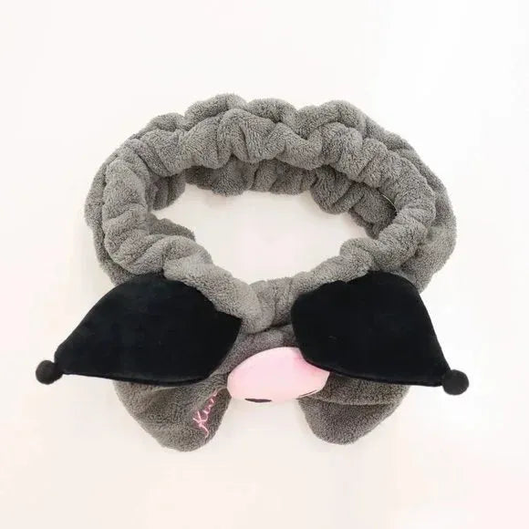 Sanrio Kuromi Soft Plush Scull Headband .Limited Edition.