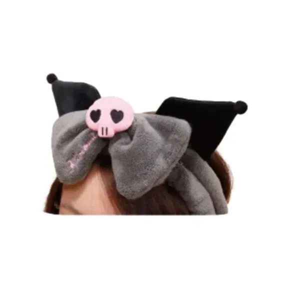 Sanrio Kuromi Soft Plush Scull Headband .Limited Edition.