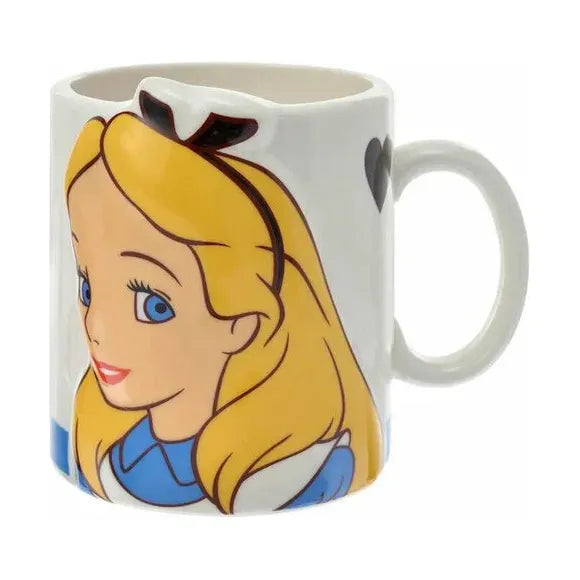 Disney Alice In Wonderland 3D Pair Mug Gift Set.