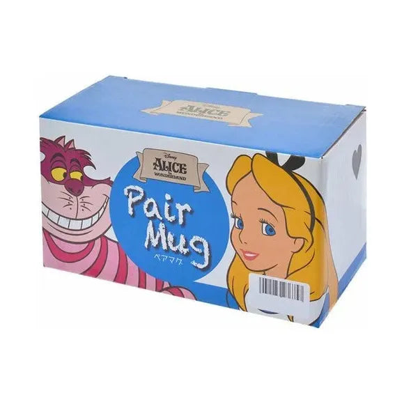 Disney Alice In Wonderland 3D Pair Mug Gift Set.