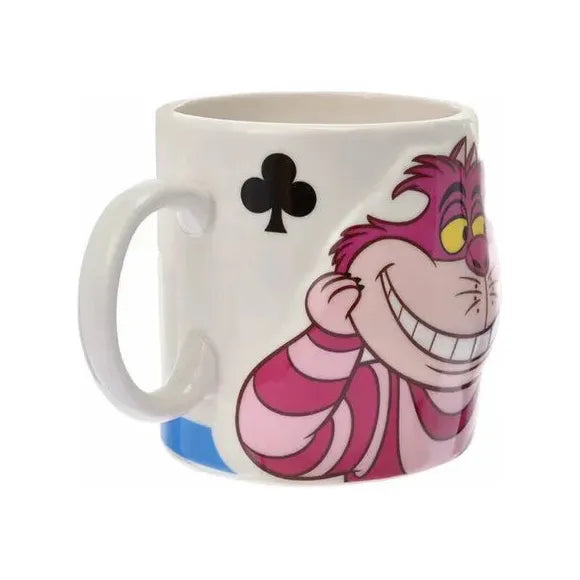 Disney Alice In Wonderland 3D Pair Mug Gift Set.