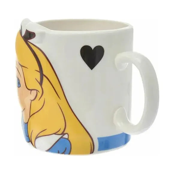 Disney Alice In Wonderland 3D Pair Mug Gift Set.