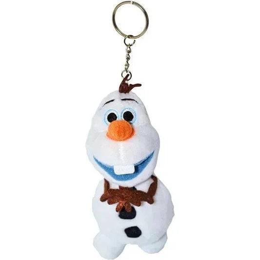 Disney Movie Frozen Olaf Soft Plush 5" Tall Keychain.