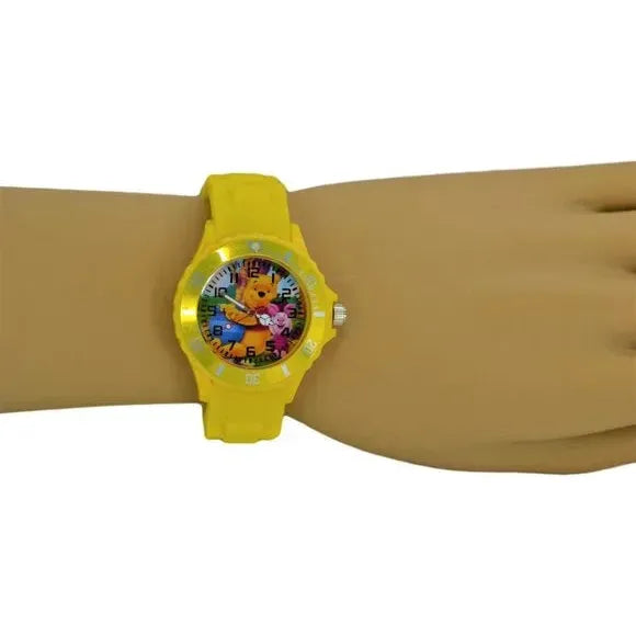 Disney Winnie the Pooh Silicone Quartz Analog Wrist Watch Gift Set For Kids.