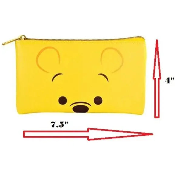 Disney Winnie The Pooh Compact Flat Cosmetic /Pen Pouch.