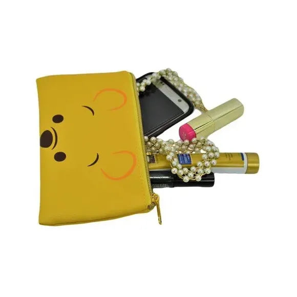 Disney Winnie The Pooh Compact Flat Cosmetic /Pen Pouch.