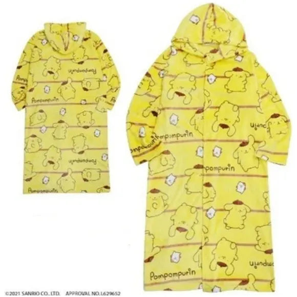 Sanrio Exclusive Loungewear Ultra Soft Plush Marshmallow Fleece Pompompurin