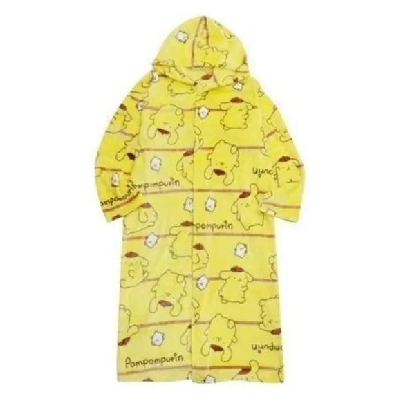 Sanrio Exclusive Loungewear Ultra Soft Plush Marshmallow Fleece Pompompurin