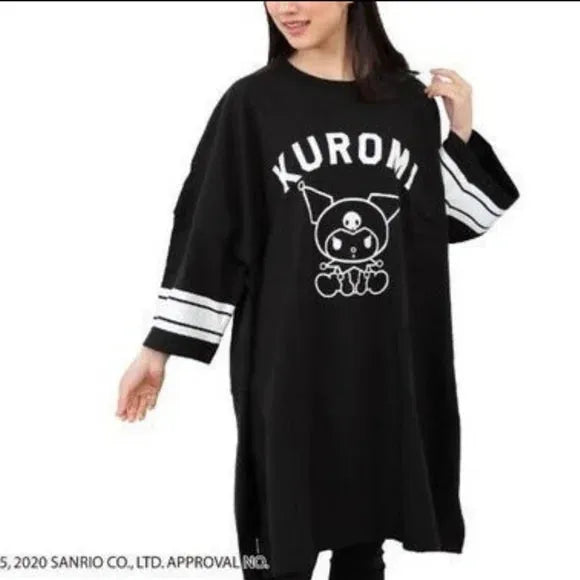 Sanrio Kuromi Free Size Long T-Shirt