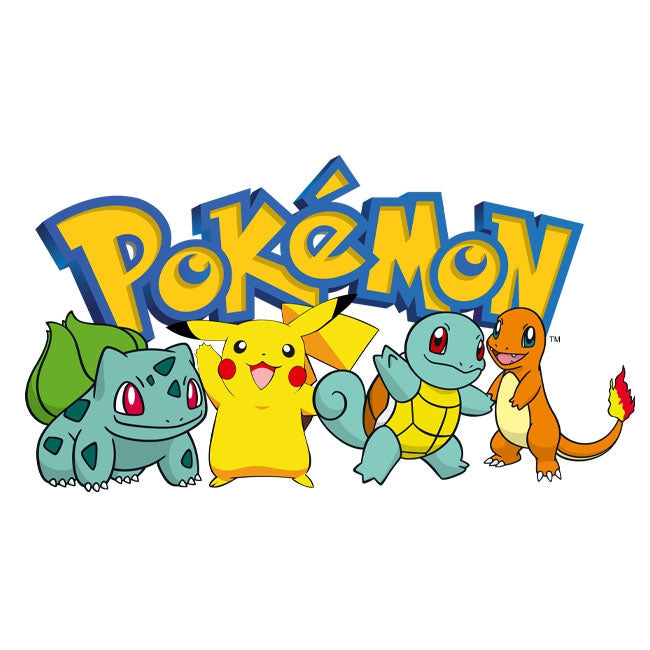Pokemon  Clear Vinyl Stick Jump Start 8 Fiberglass Rib 21" Umbrella.