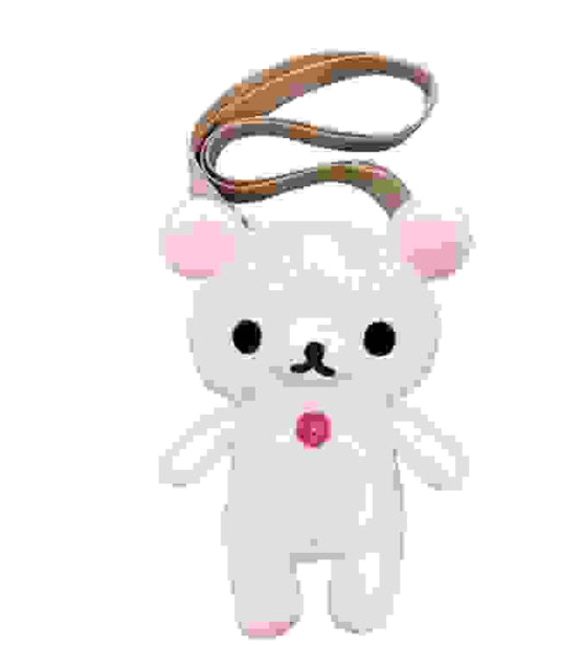 San-X Co-rilakkuma Soft Plush Pochette/Crossbody/Shoulder Pouch 9" Tall. limited edition.