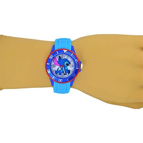 Disney Stitch Unisex Gift Set Wrist Watch & Stitch Backpack. Modern Large Dial. Luminous Watch Hands.