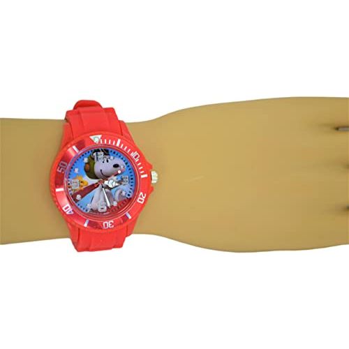 Unisex Snoopy Silicone Wrist Watch. Modern Large Dial. Luminous Watch Hands.