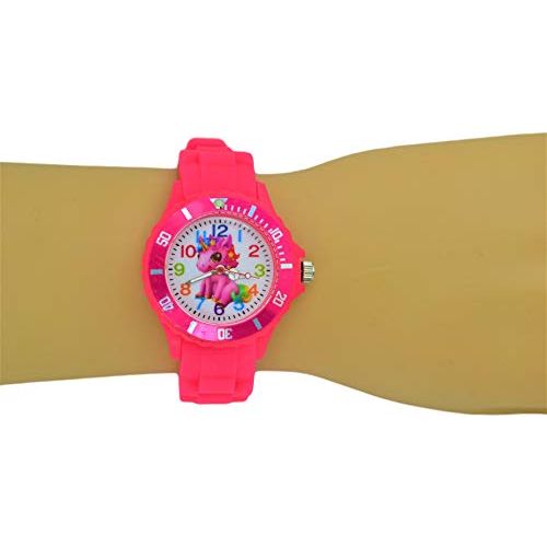 Hot Pink Unicorn Girls Lucky Gift Watch.Valentine's Day Birthday Christmas Best Gift