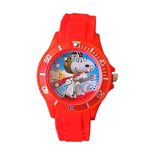 Unisex Snoopy Silicone Wrist Watch. Modern Large Dial. Luminous Watch Hands.