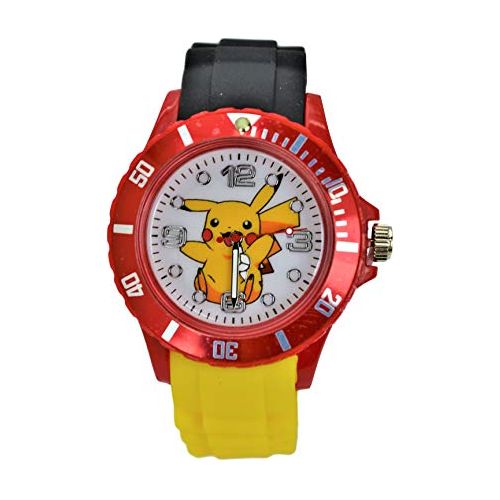 Pikachu Unisex Analog Quartz Silicone Band Wrist Watch