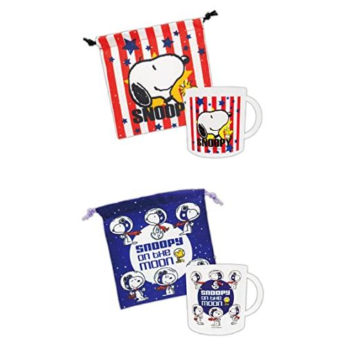 16ct x Party Favor Snoopy Set. Cup & Matching Drawstring Bag.