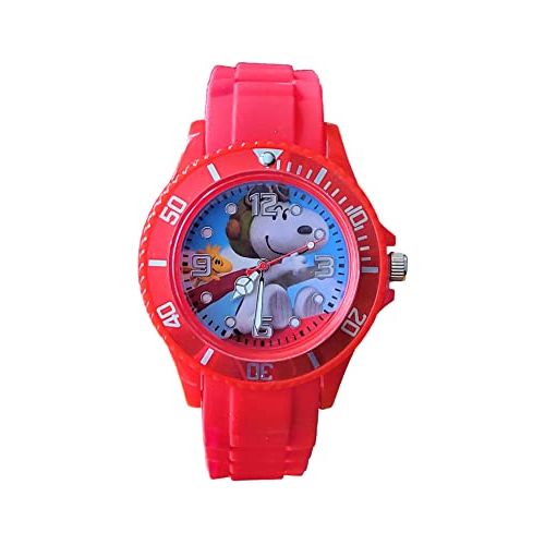 Unisex Snoopy Silicone Wrist Watch. Modern Large Dial. Luminous Watch Hands.