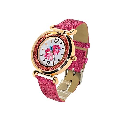 Unicorn Lucky Amulet Gift Watch Girls Student Watch Business Gift Moving Crystals Sparkle Watch Band