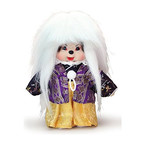 Sekiguchi Authentic Limited Edition Monchhichi Kabuki Doll 8" (20 cm) .