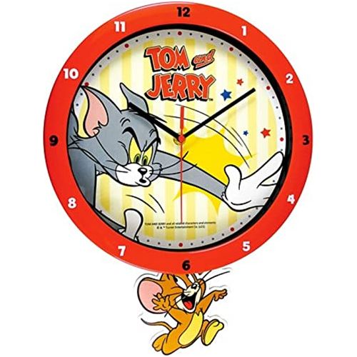 Wall Clock Cartoon Kids Bedroom Pendulum Clocks Watch Baby Room Home Decor Art Easy to Read Gift Clock